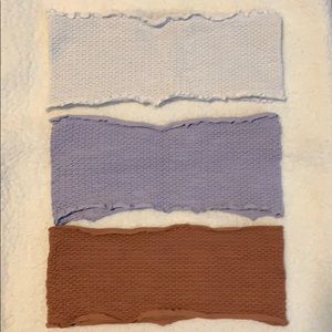 Free People 3 Pack of Bandeau Bralette. Xs/s